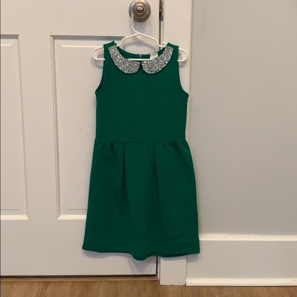 Green Crewcuts dress size 7